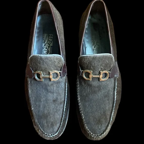 Salvatore Ferragamo Horse Hair Loafers - toestory.in display picture 3